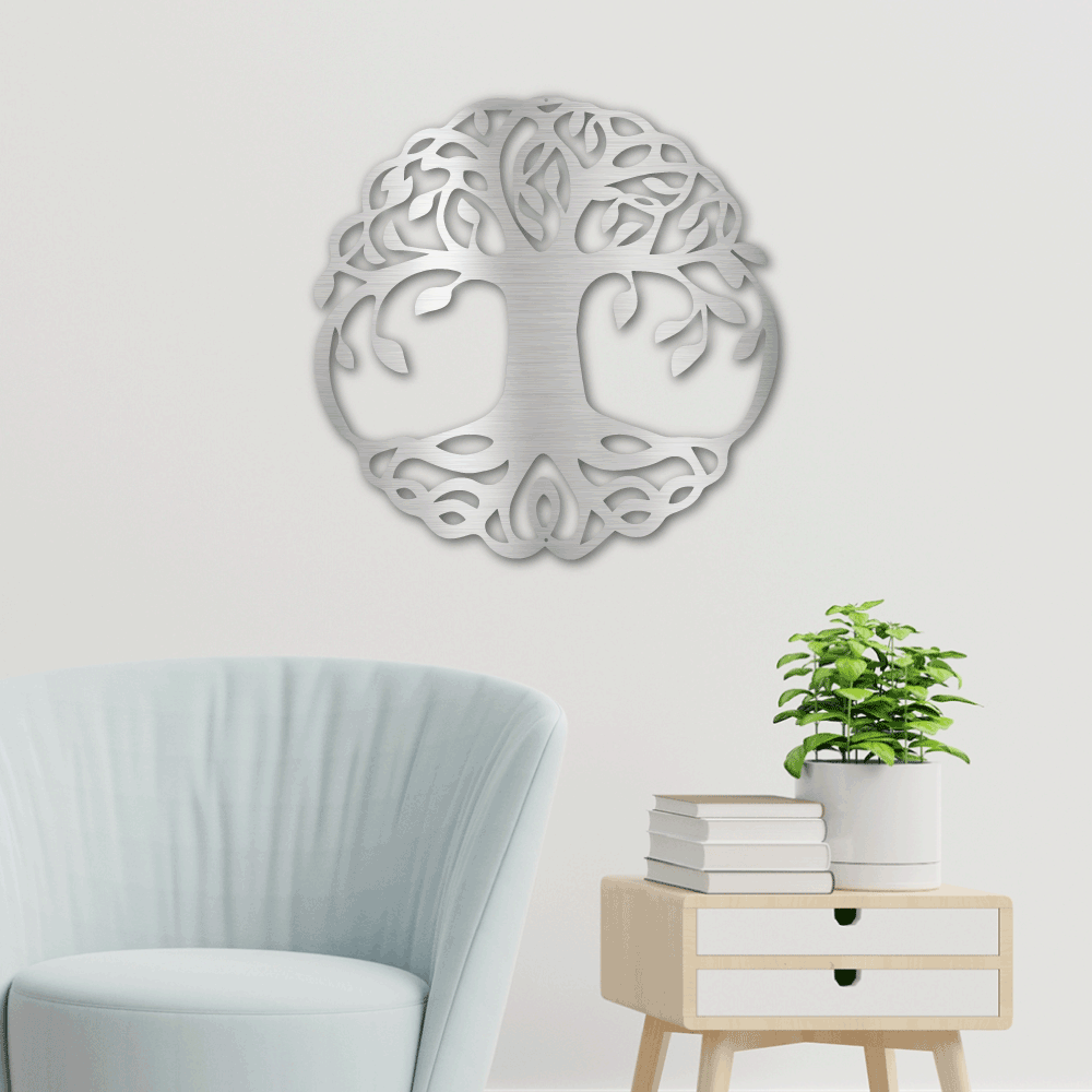 Tree of life metal wall art