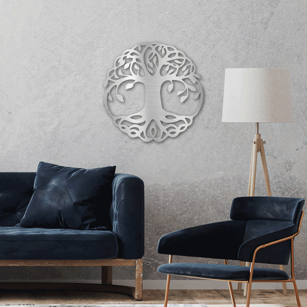 Tree of life metal wall art