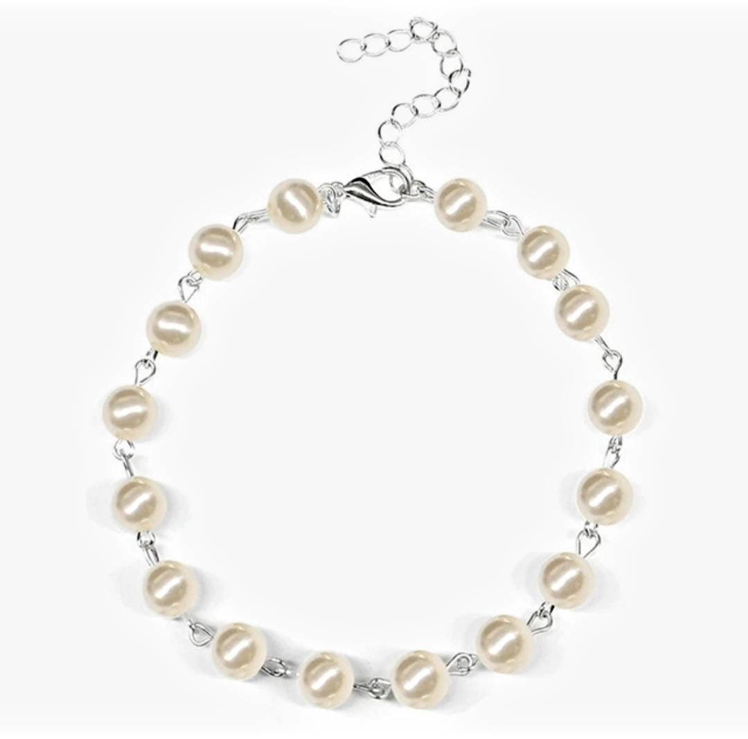 Pearl anklet anklet for women ankle bracelet foot jewelry, bridal anklet, dainty anklet,freshwater pearl anklet, bridesmaids party jewelry