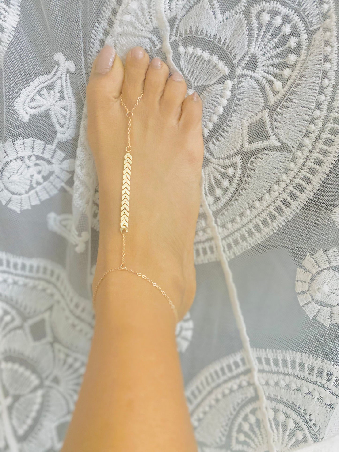 Gold barefoot sandals for bridesmaids shoes, beach bare foot sandals, boho sandals for bride beach wedding sandals gold bottomless sandals