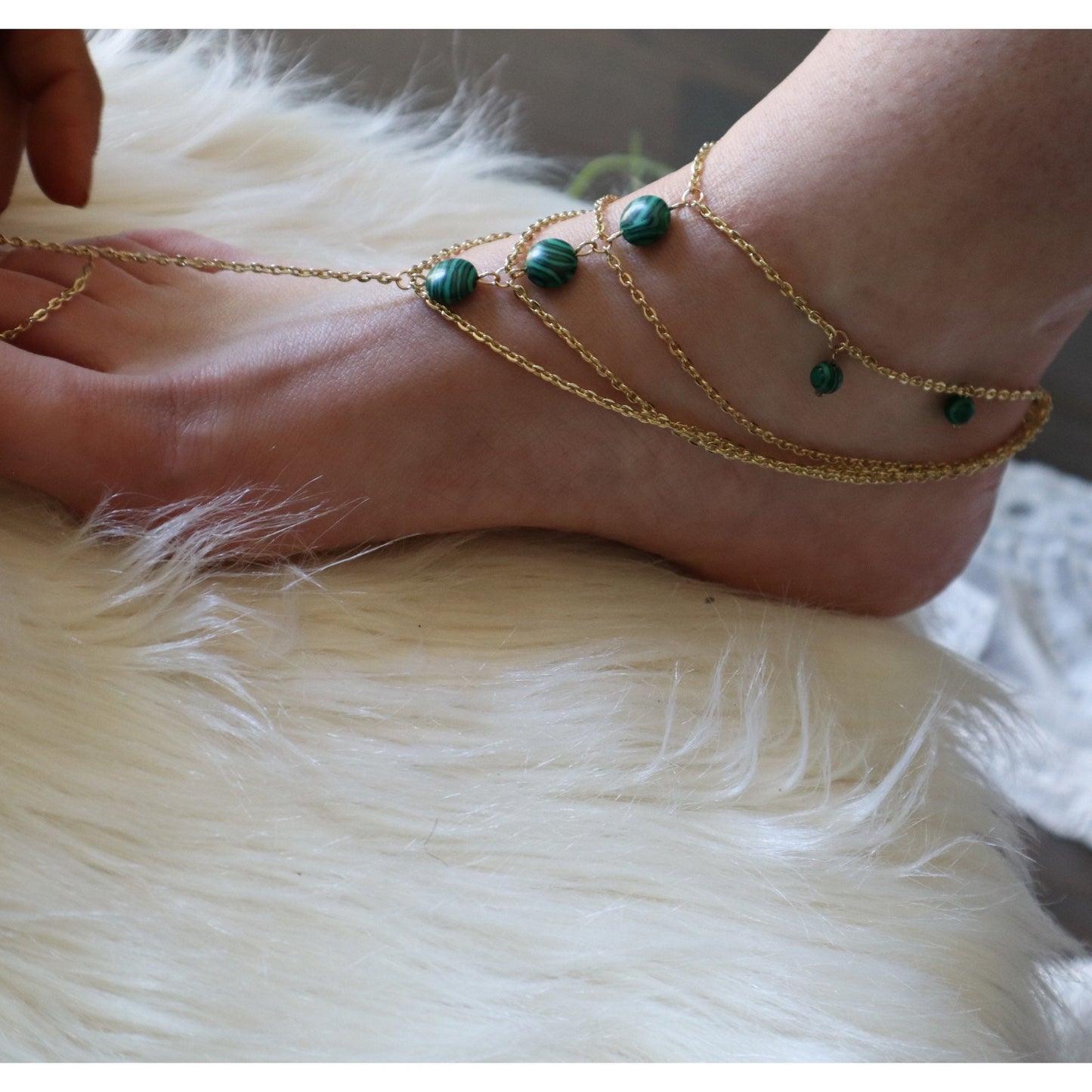 Golden barefoot sandals for bride bridesmaids sandals barefoot boho barefoot sandals beach sandals footless sandals bottomless sandals