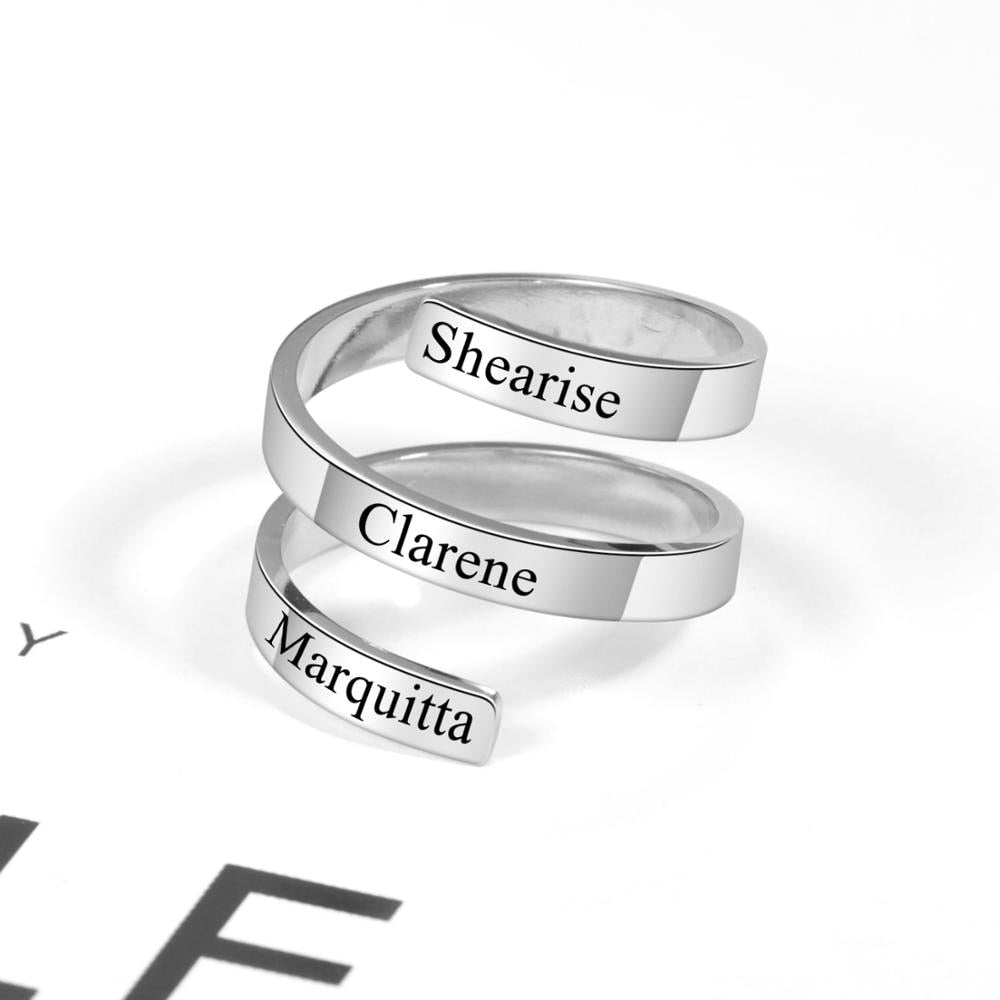 Personalized Three Layer Ring
