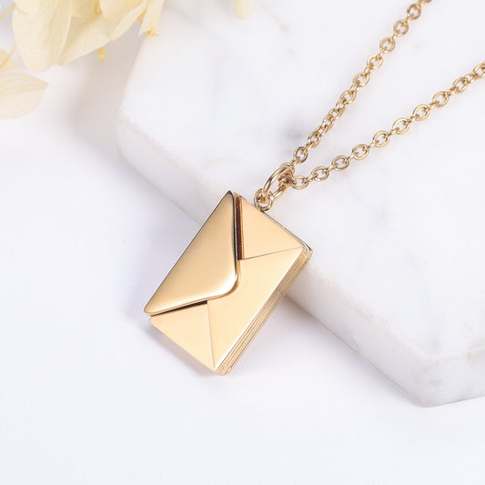 Love Letter Envelope  Necklace