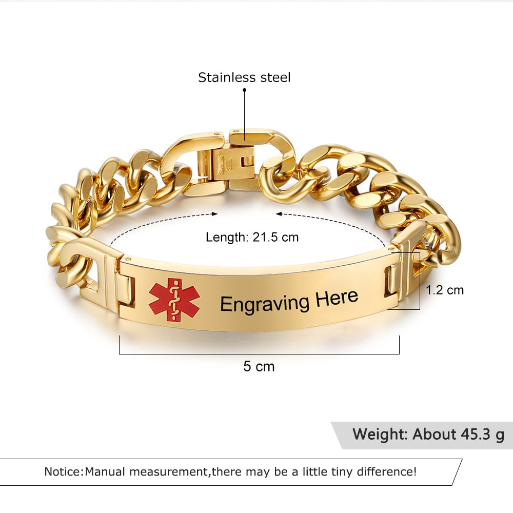 Medical emergency Bracelet