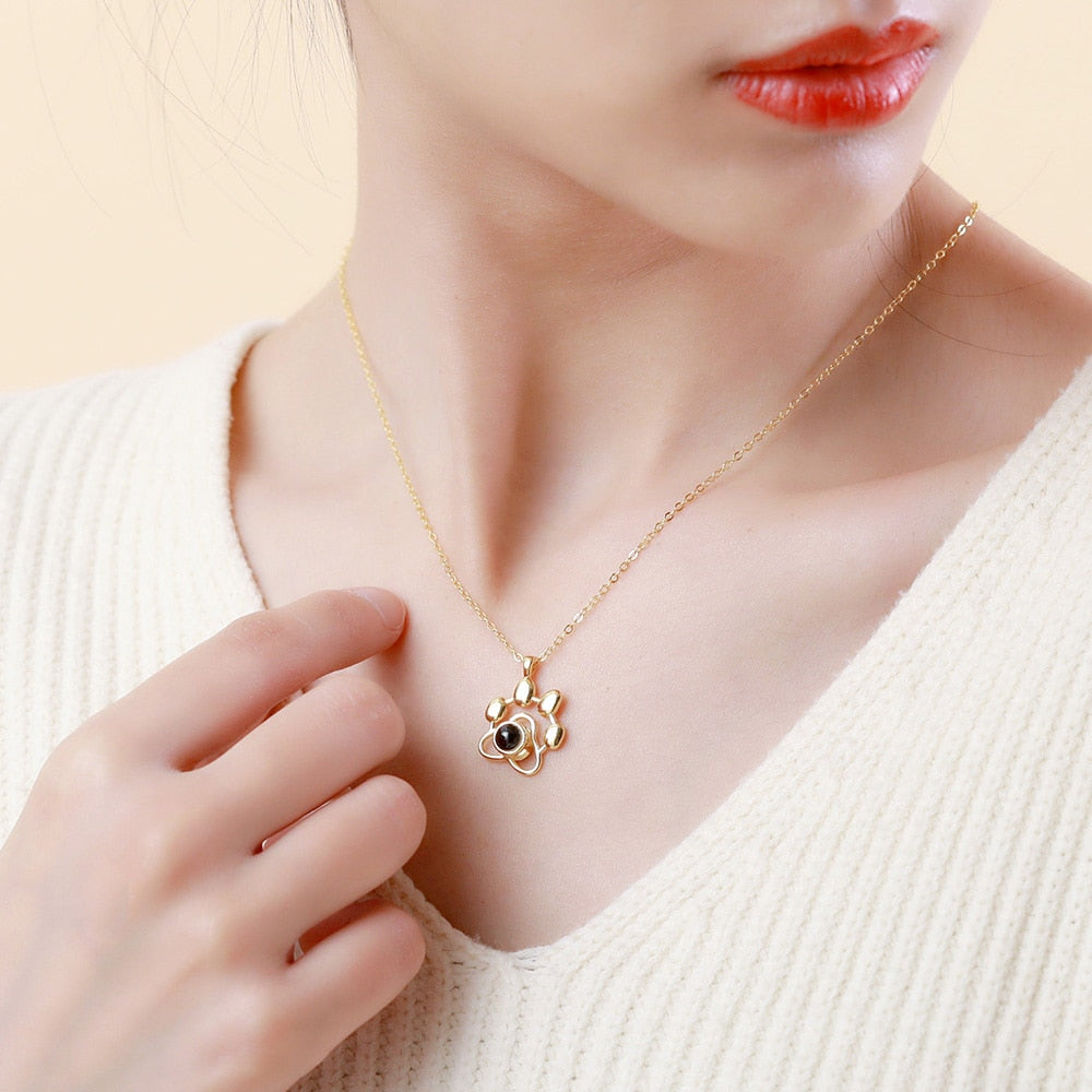 Personalized Pet photo necklace