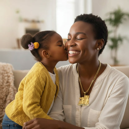 Custom Photo Engraved Pendant Necklace – Memory Keepsake Gift