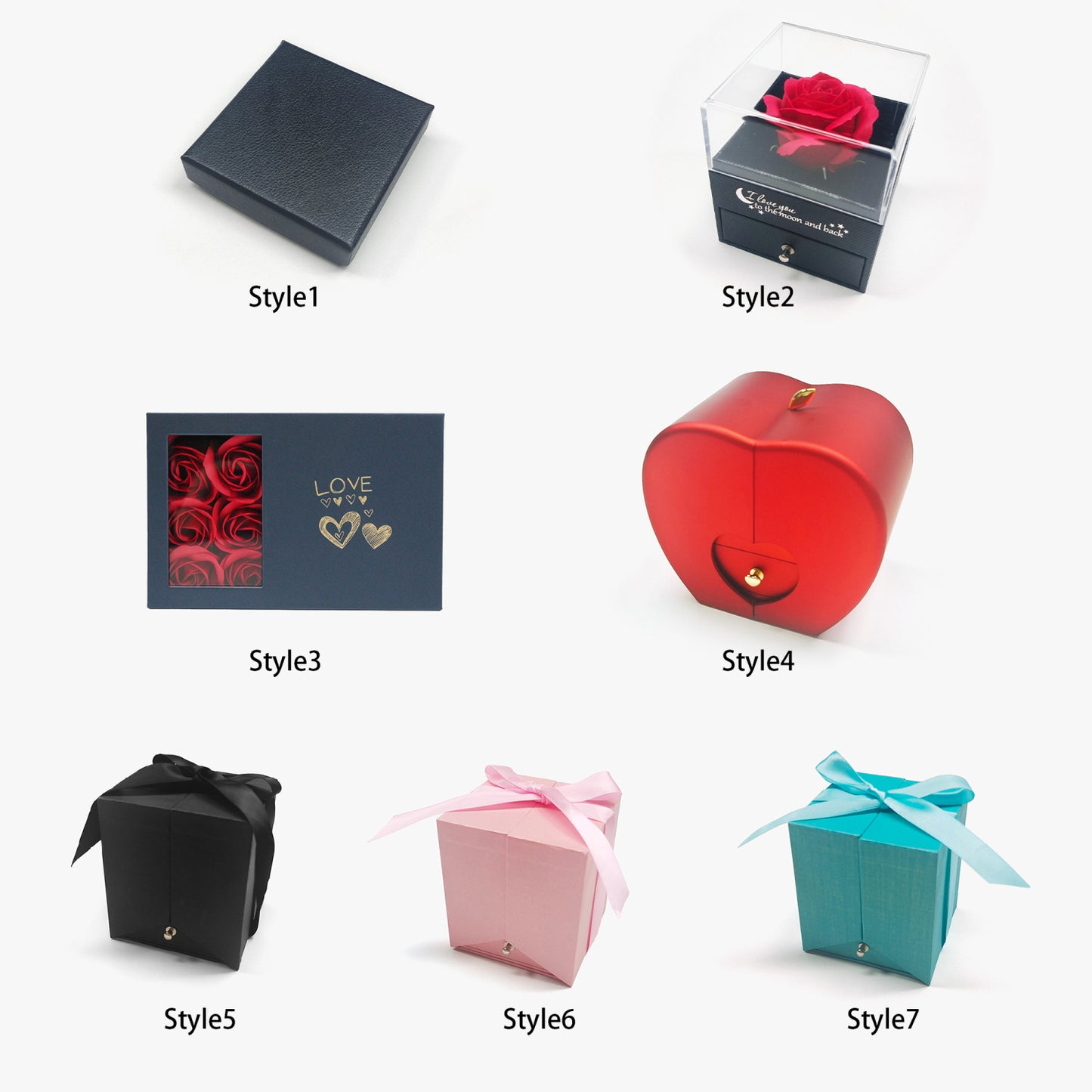 Queen Crown Dancing Crystal Necklace – Rose Gold & White Gold Plated Pendant, Gift for Her with Box & Card, Elegant Jewelry for Women