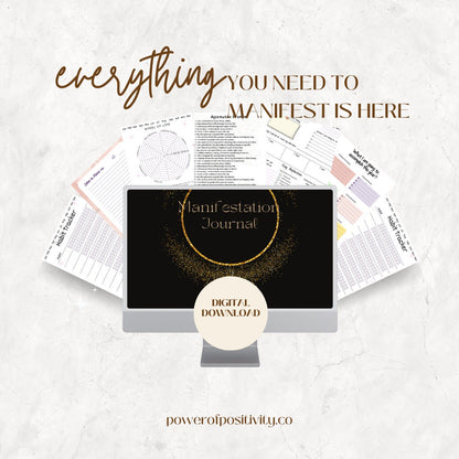 Law of attraction workbook ,Manifestation Planner ,Digital planner for manifestation Good notes compatible