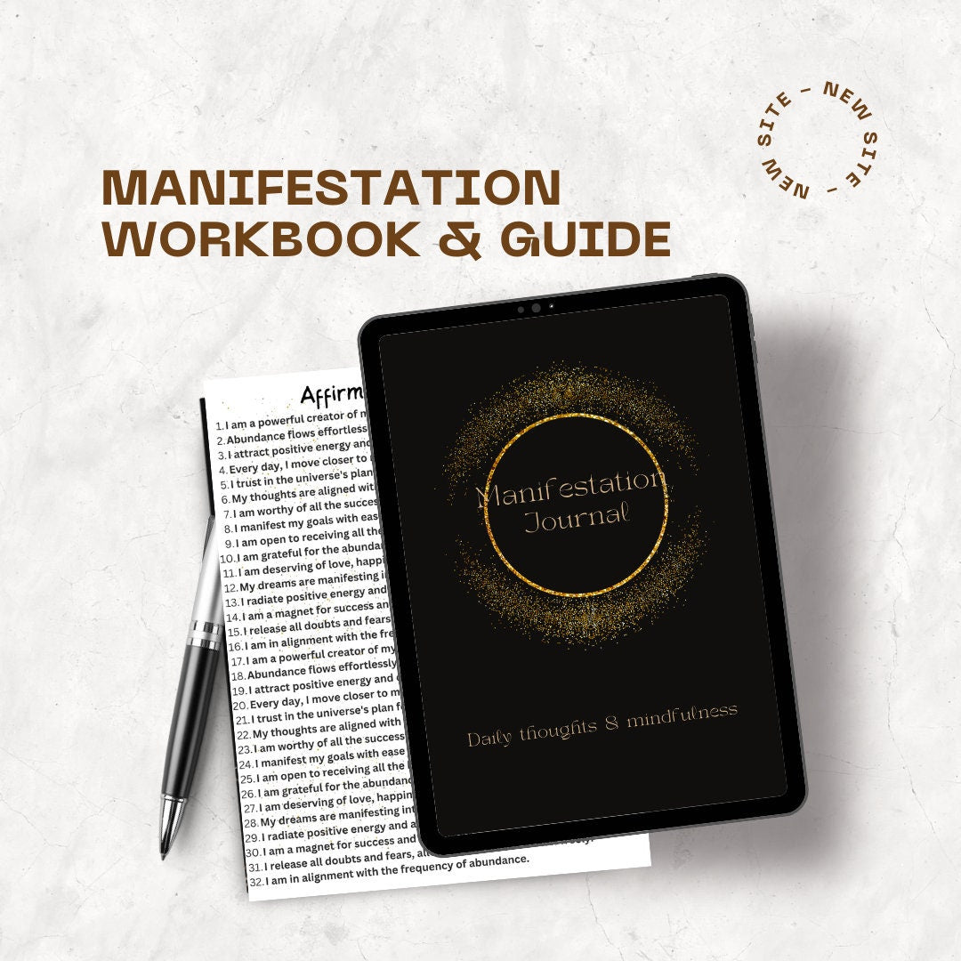 Law of attraction workbook ,Manifestation Planner ,Digital planner for manifestation Good notes compatible