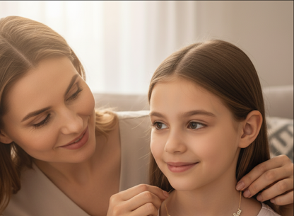 Custom Multi CZ Name Necklace Personalized Girl Name Pendant