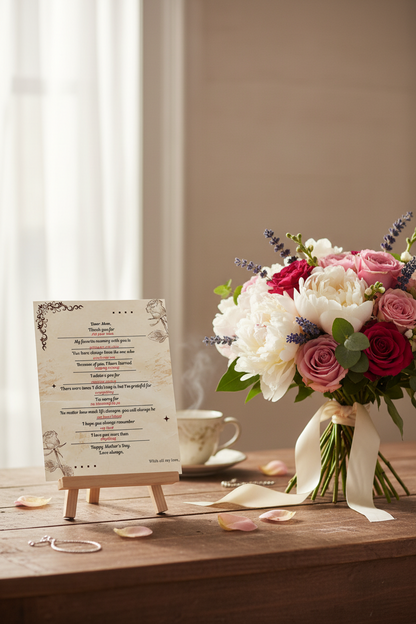 Mother's Day Letter to Mom Template