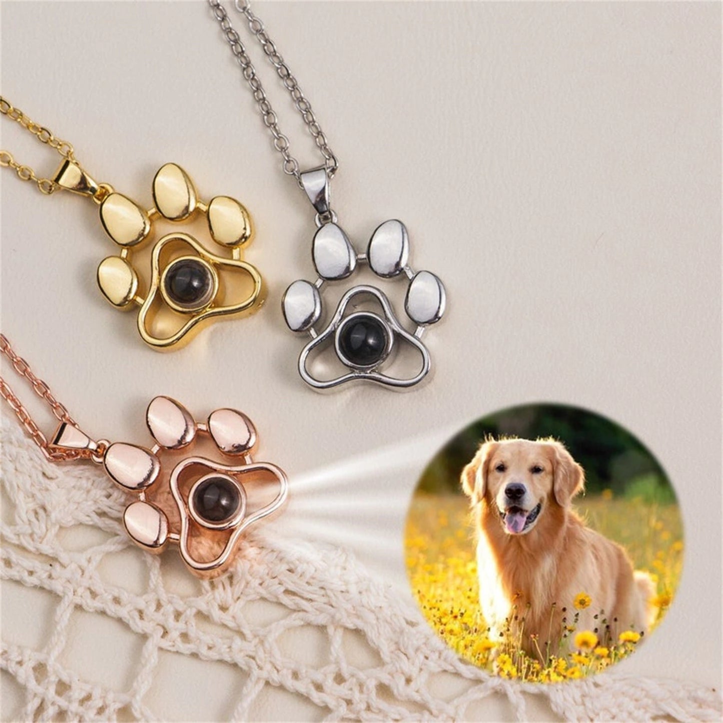 Pet Projector  Necklace