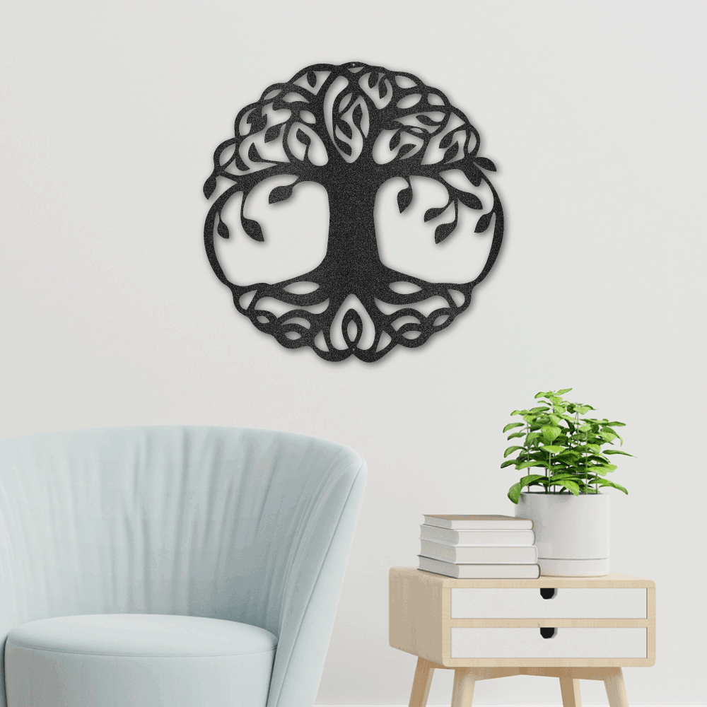 Tree of life metal wall art