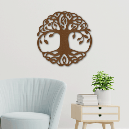 Tree of life metal wall art