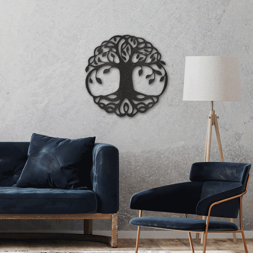 Tree of life metal wall art