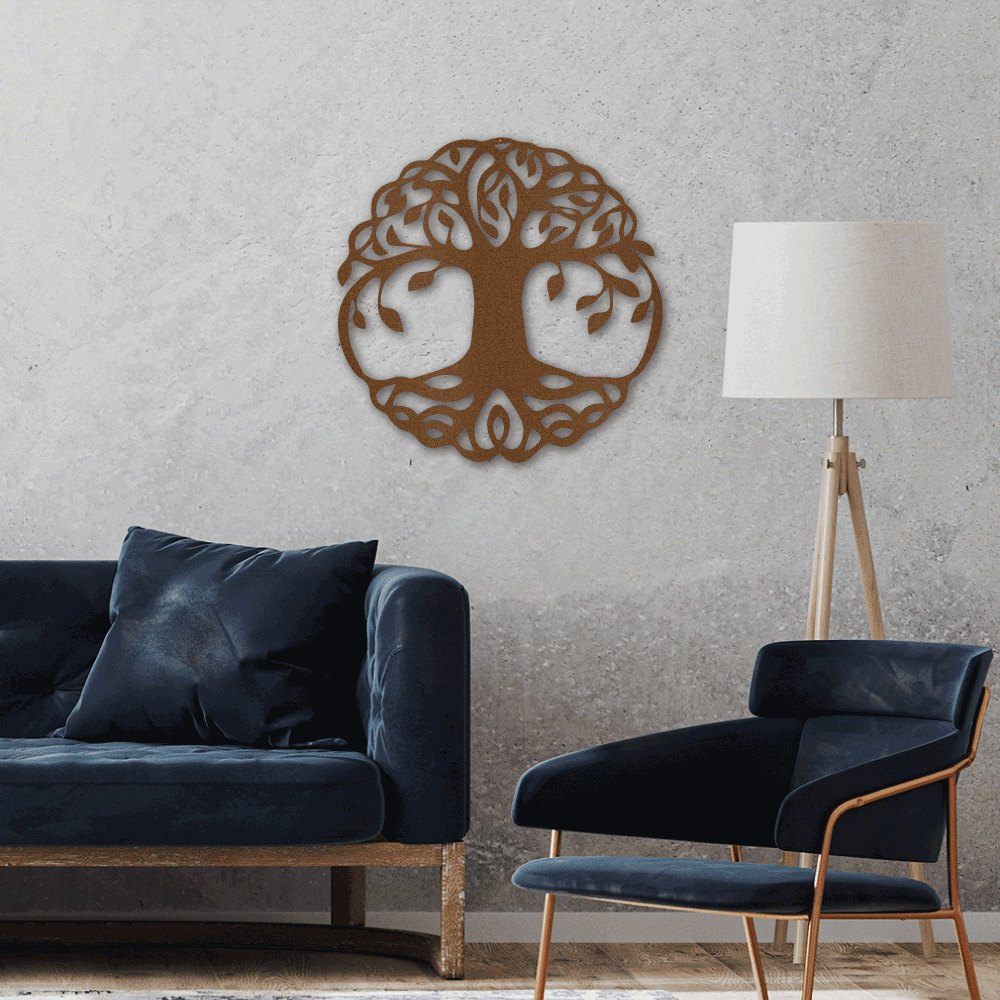 Tree of life metal wall art