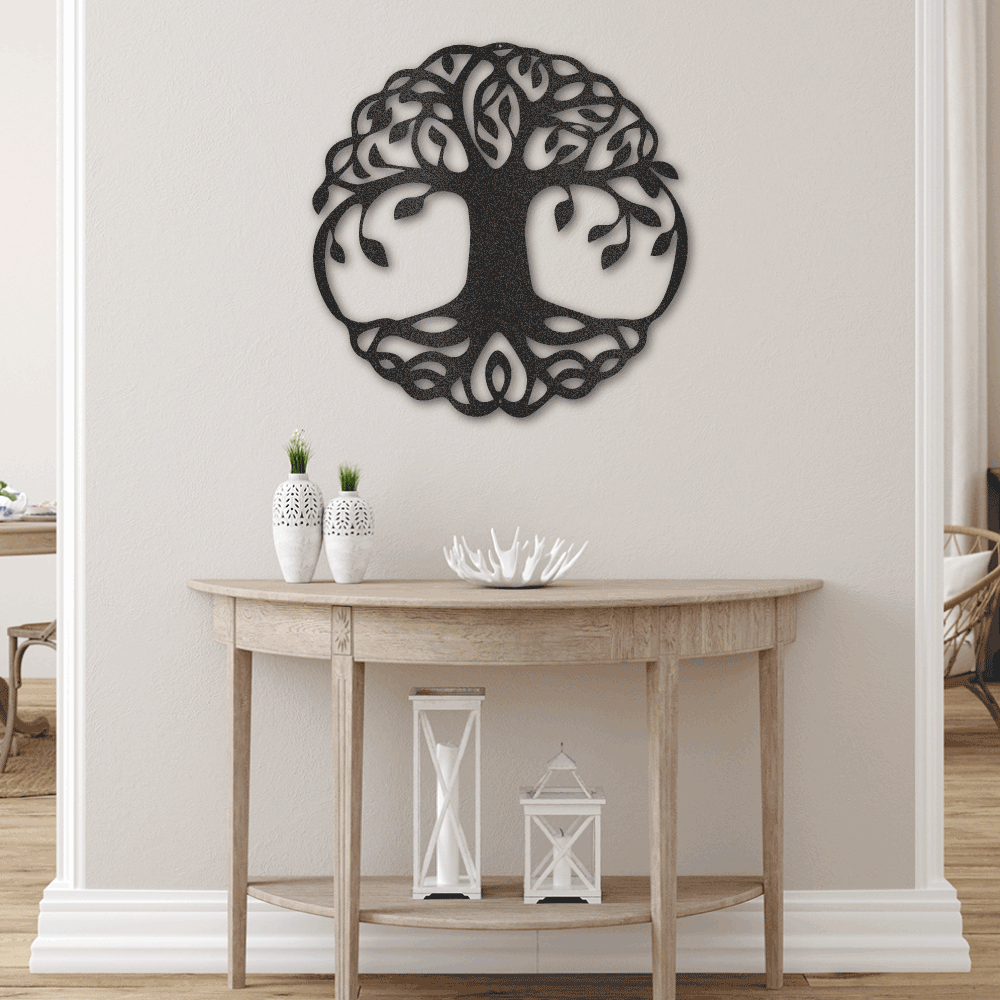 Tree of life metal wall art