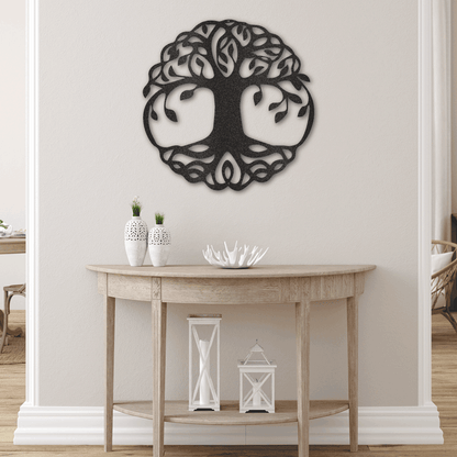 Tree of life metal wall art