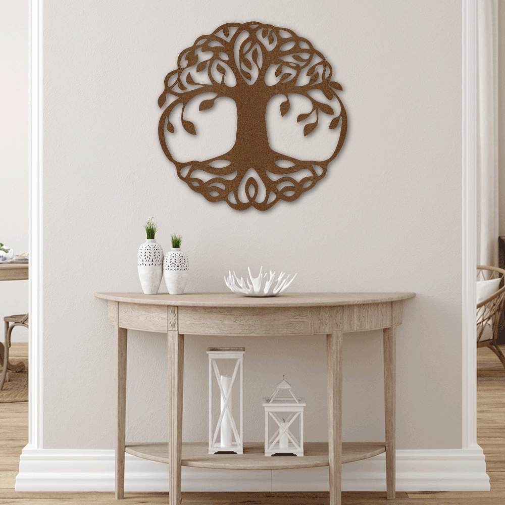 Tree of life metal wall art