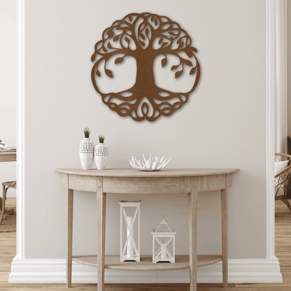 Tree of life metal wall art