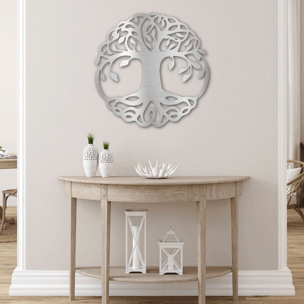 Tree of life metal wall art