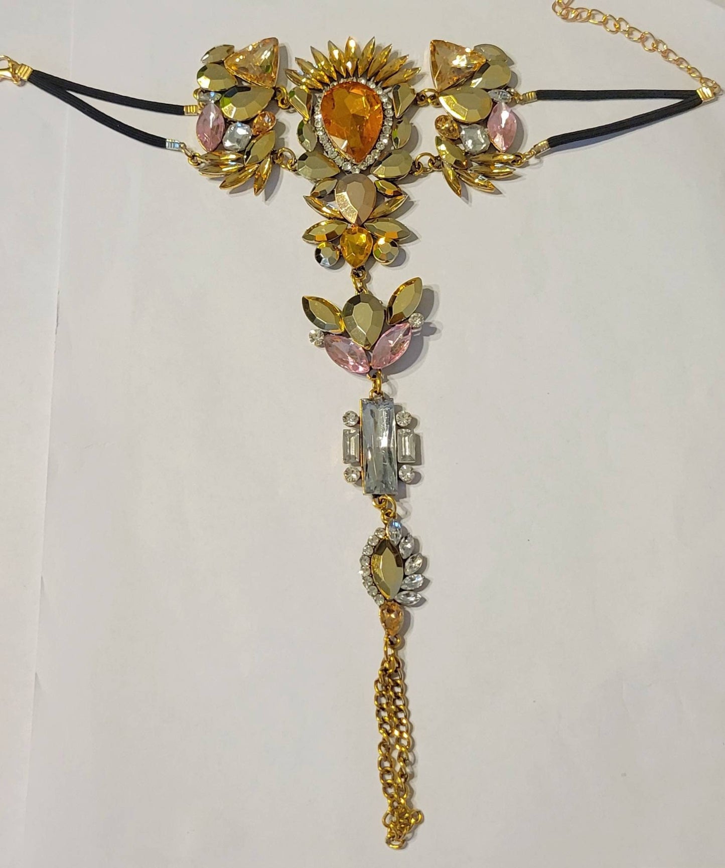 Crystal barefoot sandal, anklet for women , Beach wedding  barefoot, Bridal foot jewelry, Footless sandals, Bridesmaid gift, Wedding jewelry