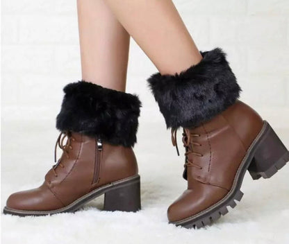 Fur leg warmer, leg warmer for women, boot cuffs, faux fur boot cuffs, holiday gift for girls