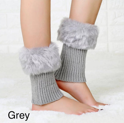 Faux fur boot cuffs, fur leg warmer, faux fur leg warmer, leg warmer for women, boot fur, boot socks