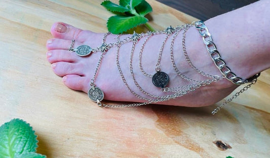 Boho barefoot sandals, antique barefoot sandals, beach barefoot sandals , ethnic barefoot sandals