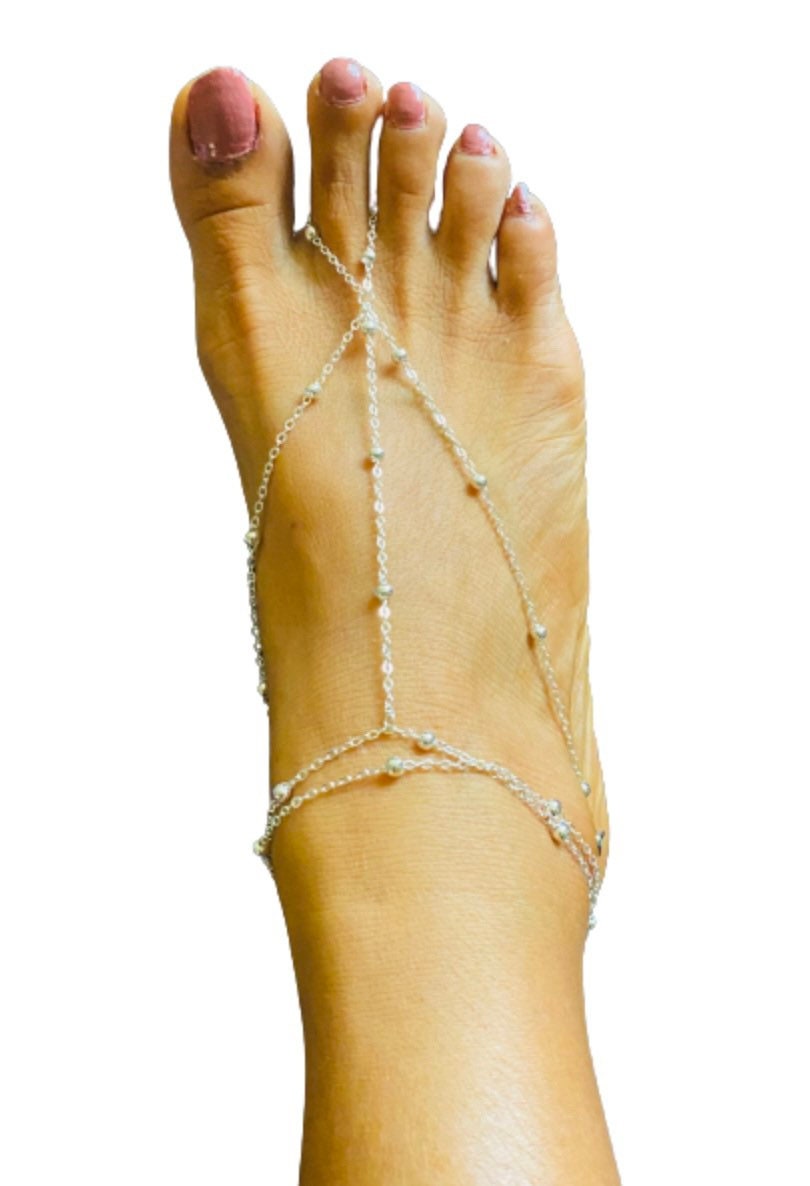 Dainty barefoot sandals, barefoot sandals wedding,bottomless sandals, beach wedding shoes