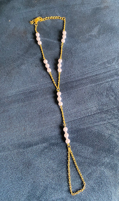 Pearl Barefoot Sandals ,pearl anklet, Beach Bride Barefoot sandals wedding Boho barefoot sandals Barefoot thong sandals,Bridesmaids sandals
