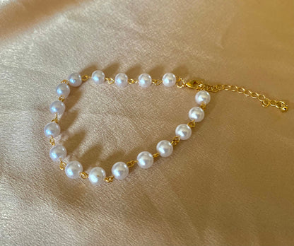 Pearl anklet anklet for women ankle bracelet foot jewelry, bridal anklet, dainty anklet,freshwater pearl anklet, bridesmaids party jewelry