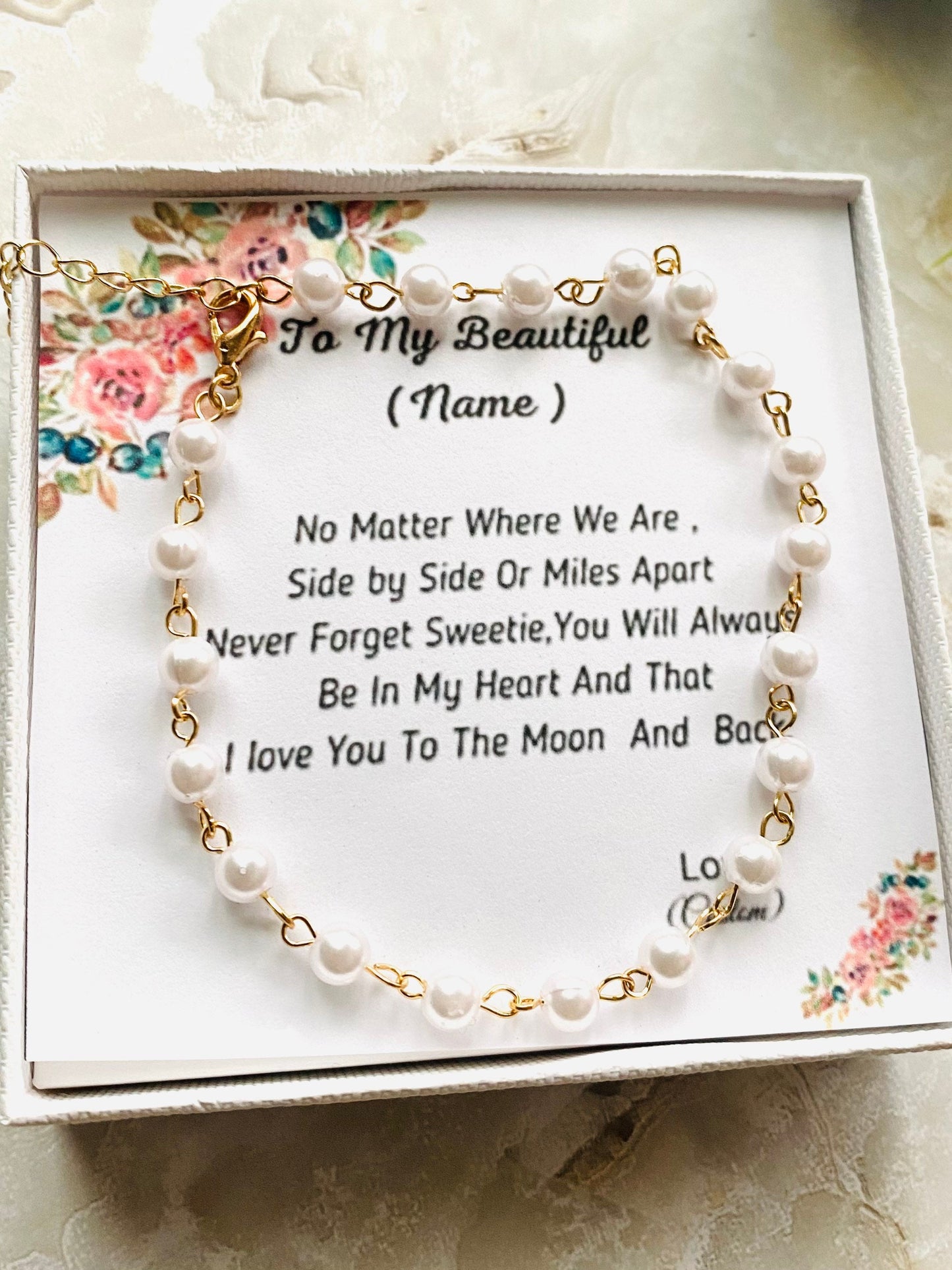 Meaningful gift with message