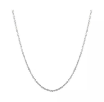 Sparkling necklace 925 sterling silver choker chain dainty chain best gift for girl birthday gift for mom jewelry gift