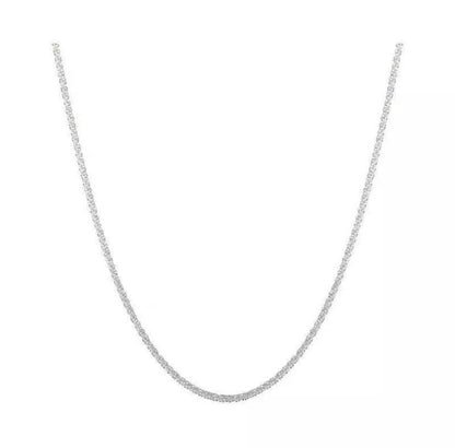Sparkling necklace 925 sterling silver choker chain dainty chain best gift for girl birthday gift for mom jewelry gift