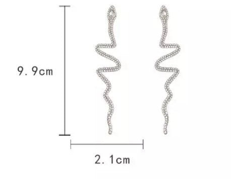 Snake earrings, snake drop earrings ,serpent earrings, Gothic earrings Gothic snake earrings,