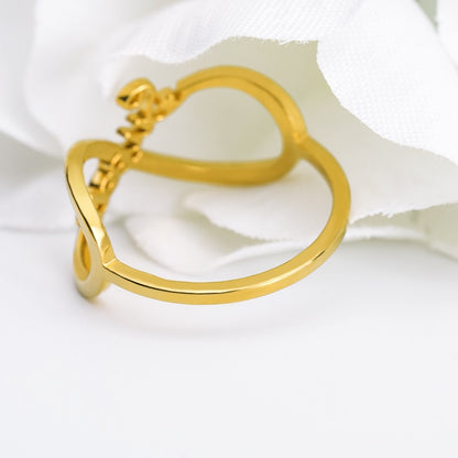 Personalized Infinity Custom Name Rings