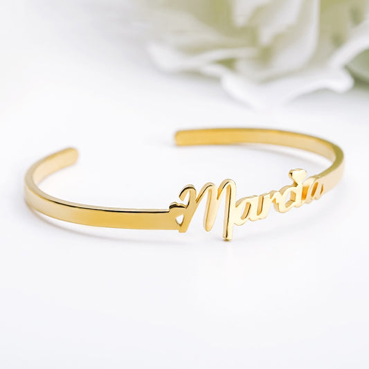 Personalized cuff bracelet