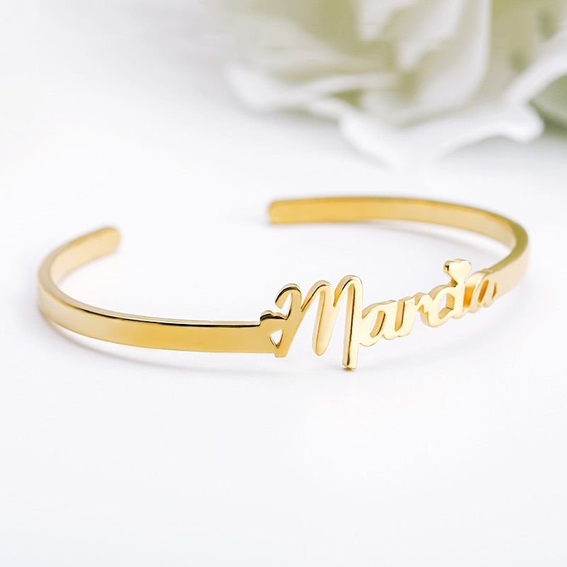 Personalized cuff bracelet