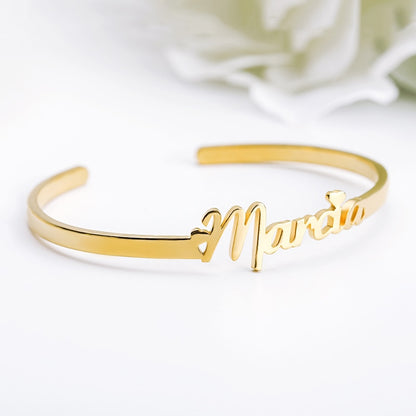 Personalized cuff bracelet