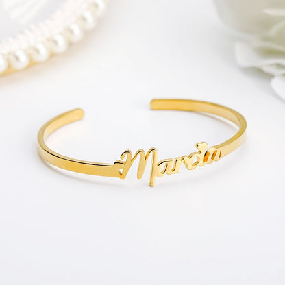 Personalized cuff bracelet