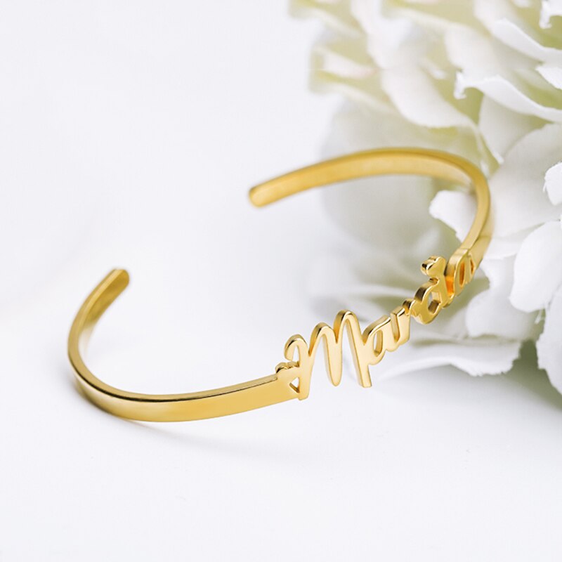 Personalized cuff bracelet