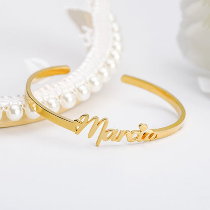 Personalized cuff bracelet