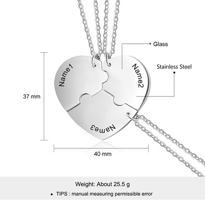 friendship puzzle necklace 