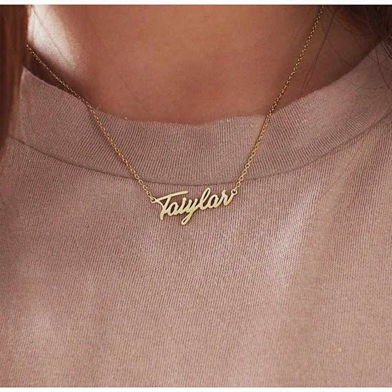 Custom Handwriting name Necklace