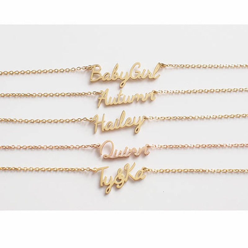 Custom Handwriting name Necklace