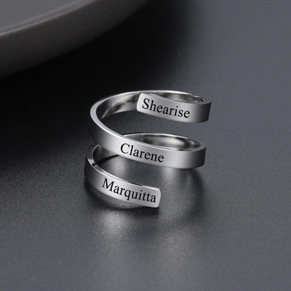 Personalized Three Layer Ring
