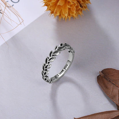Customized Vintage Style ring Inside Engraved Ring