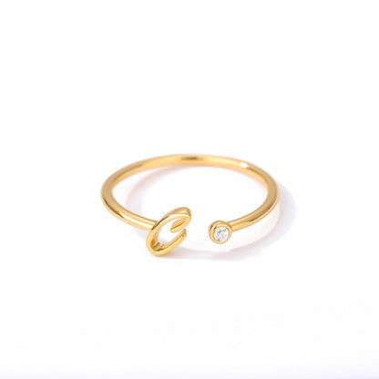 Initial ring -Letter Ring