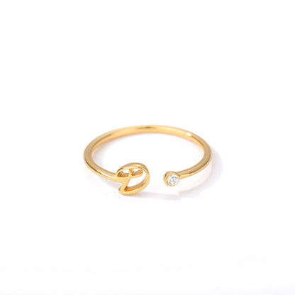 Initial ring -Letter Ring